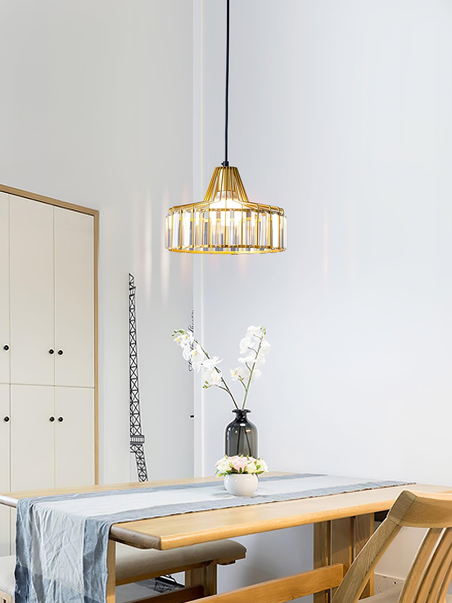 Crystal Drum Pendant Lamp - Lamp Outdoor