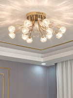 Crystal Flower Ceiling Light - Lamp Outdoor