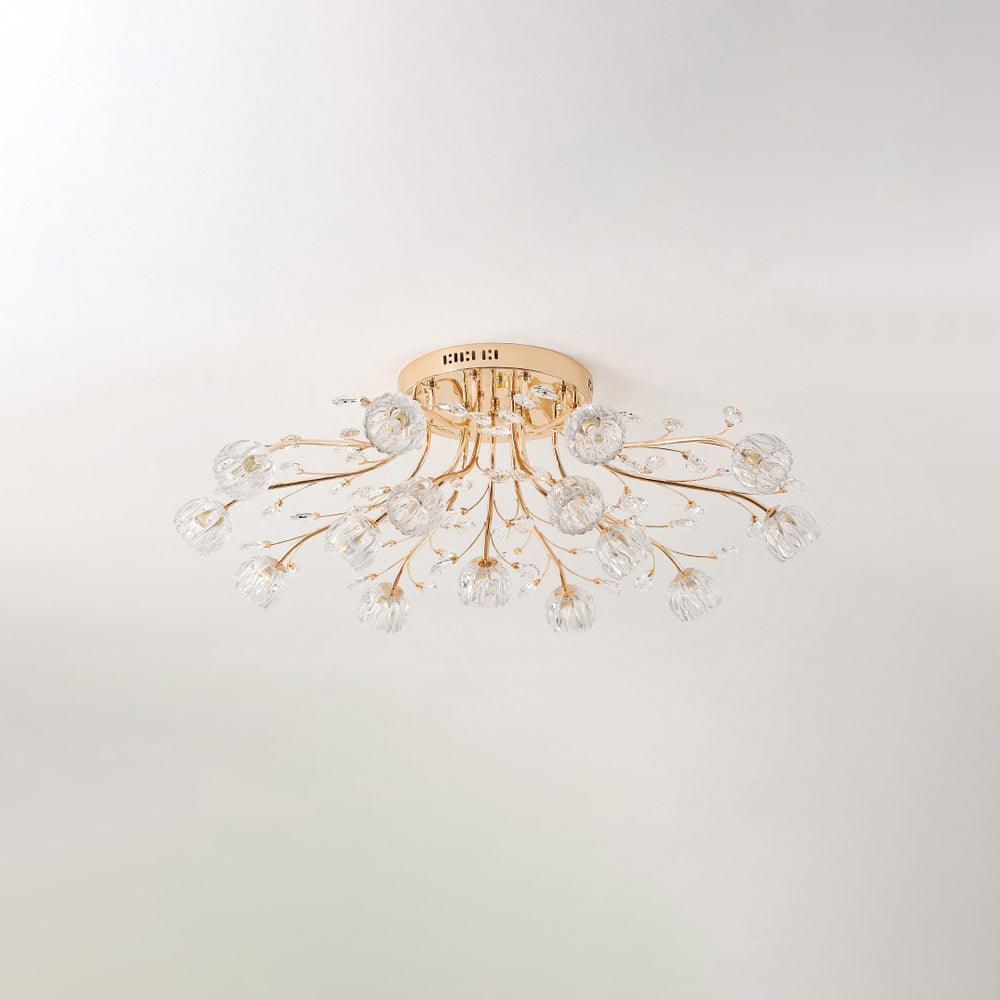 Crystal Flower Ceiling Light - Lamp Outdoor