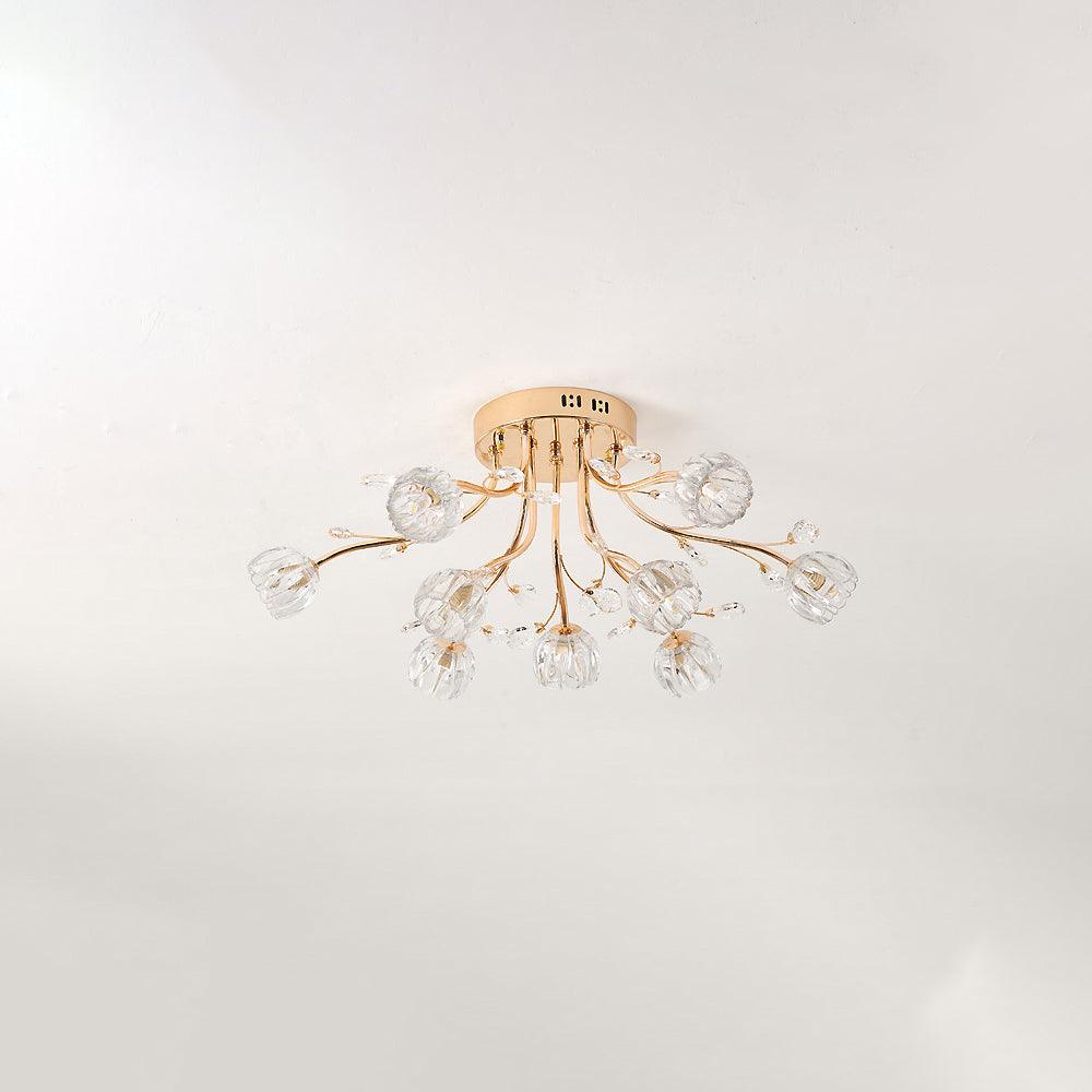 Crystal Flower Ceiling Light - Lamp Outdoor