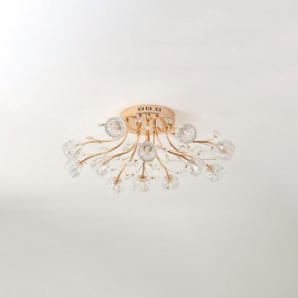 Crystal Flower Ceiling Light - Lamp Outdoor