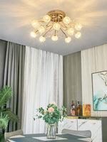 Crystal Flower Ceiling Light - Lamp Outdoor