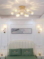 Crystal Flower Ceiling Light - Lamp Outdoor