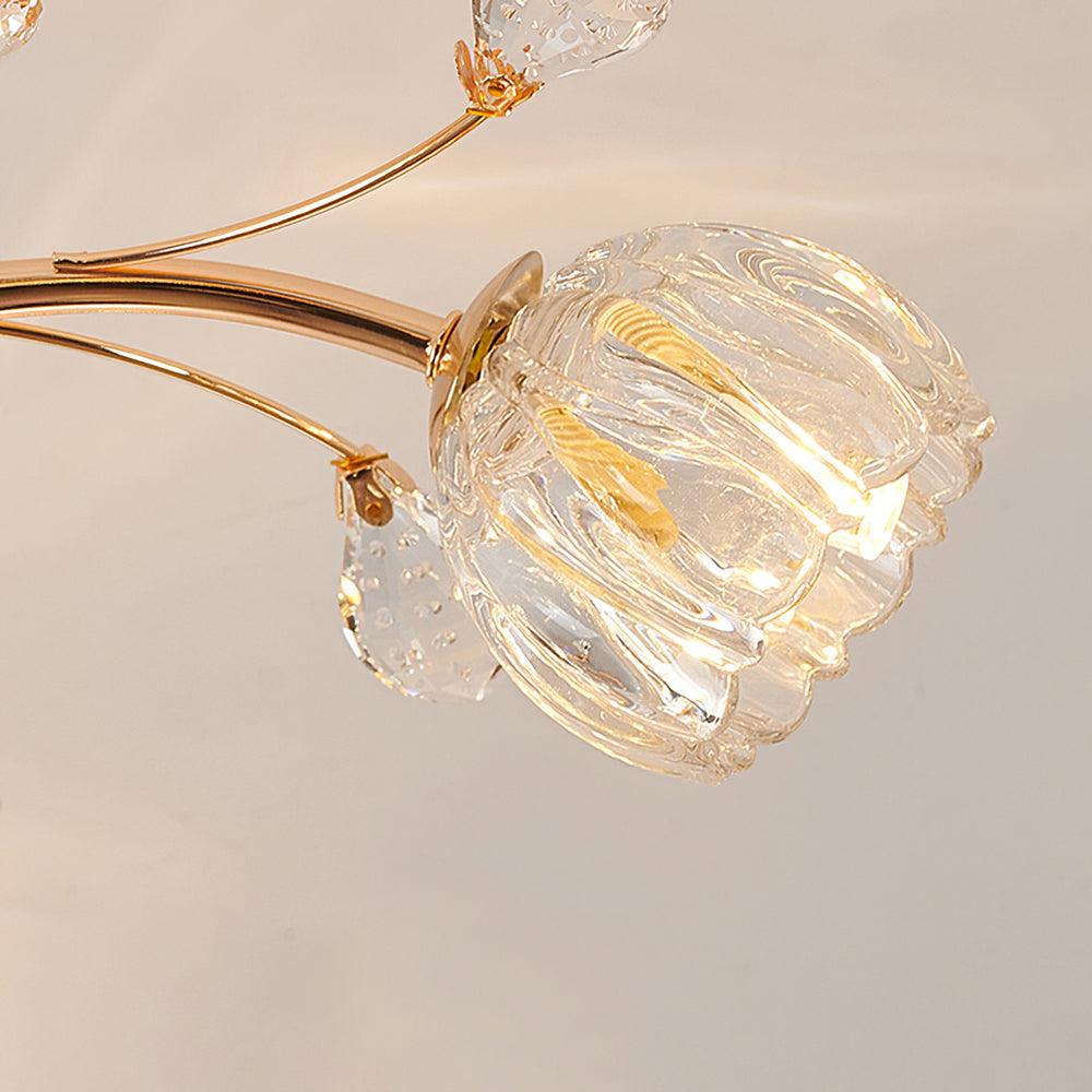 Crystal Flower Ceiling Light - Lamp Outdoor