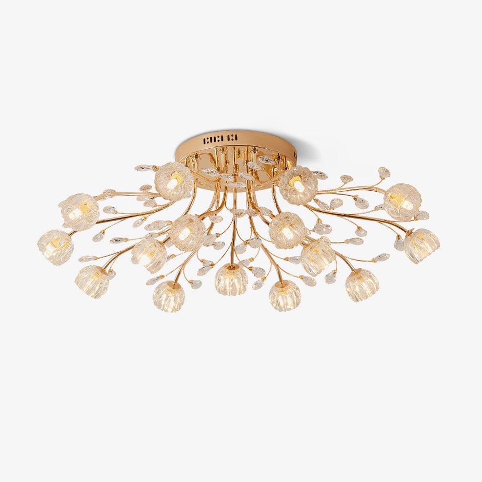 Crystal Flower Ceiling Light - Lamp Outdoor