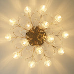 Crystal Flower Ceiling Light - Lamp Outdoor