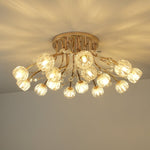 Crystal Flower Ceiling Light - Lamp Outdoor