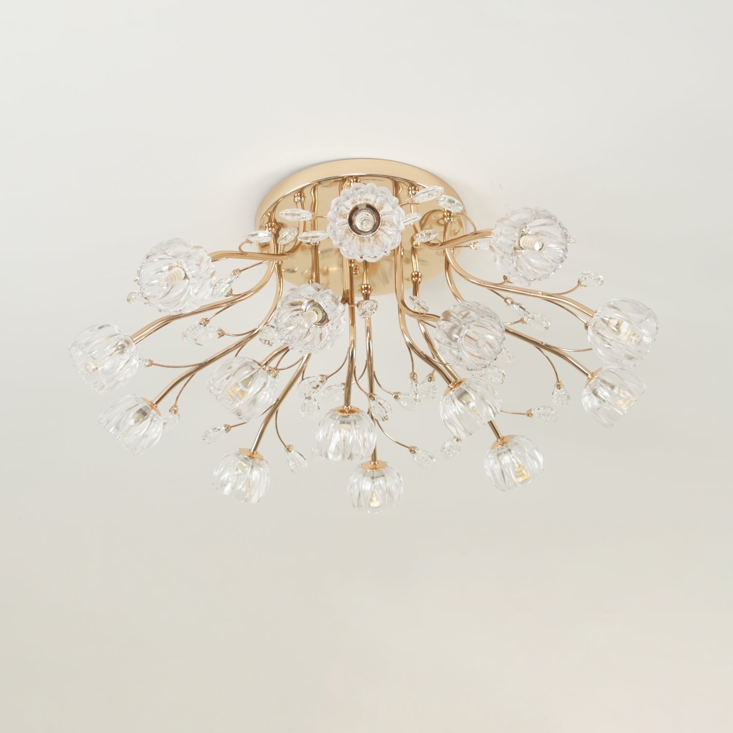 Crystal Flower Ceiling Light - Lamp Outdoor