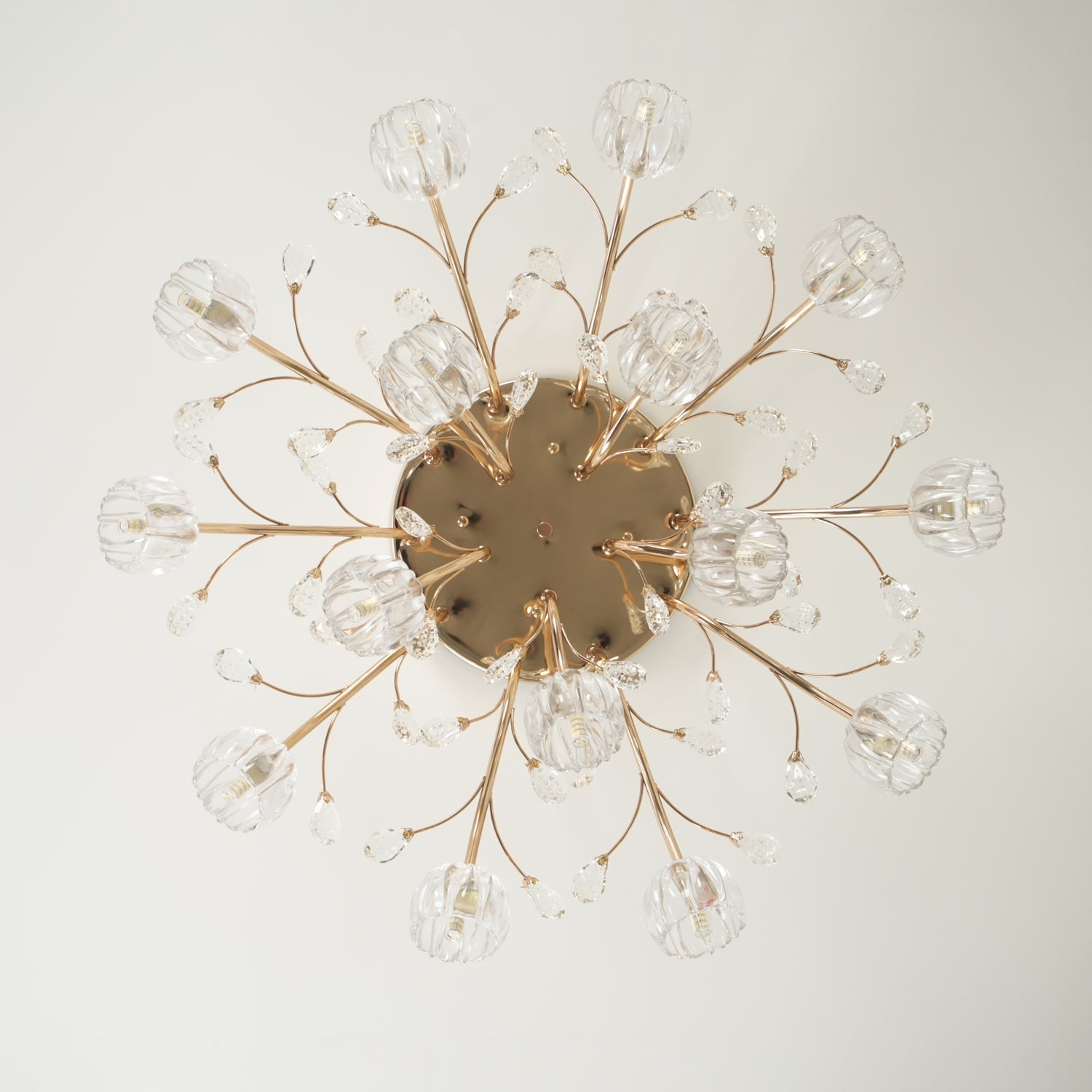 Crystal Flower Ceiling Light - Lamp Outdoor