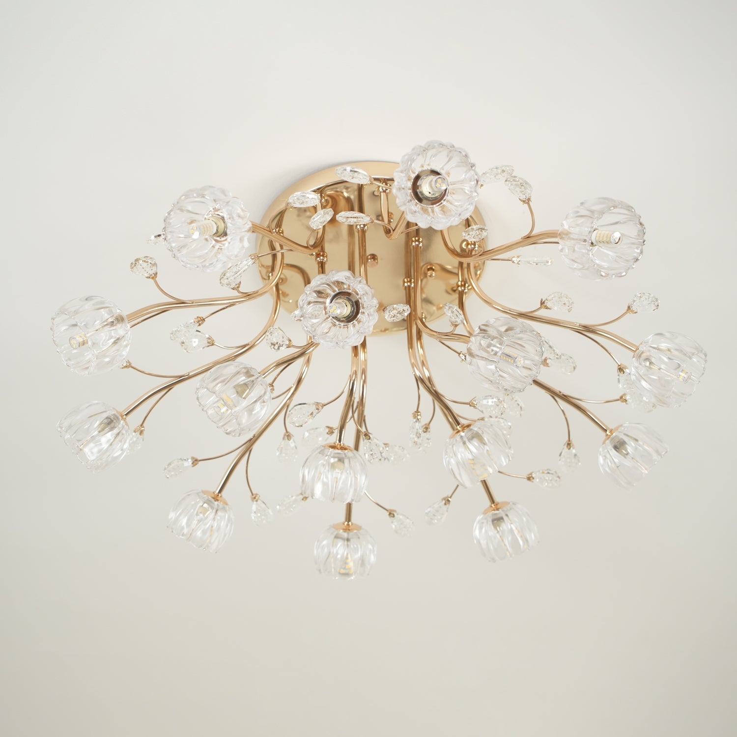 Crystal Flower Ceiling Light - Lamp Outdoor