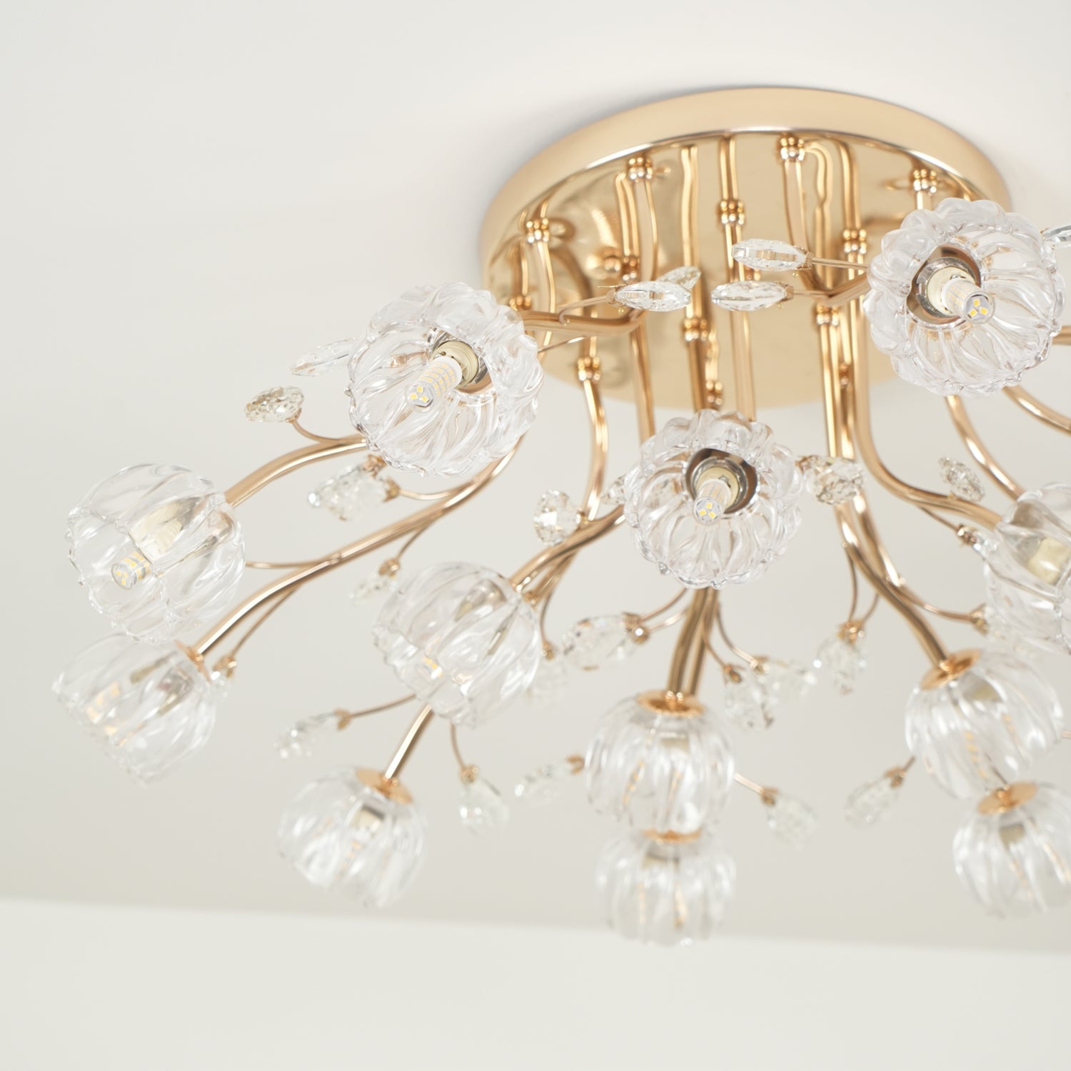 Crystal Flower Ceiling Light - Lamp Outdoor