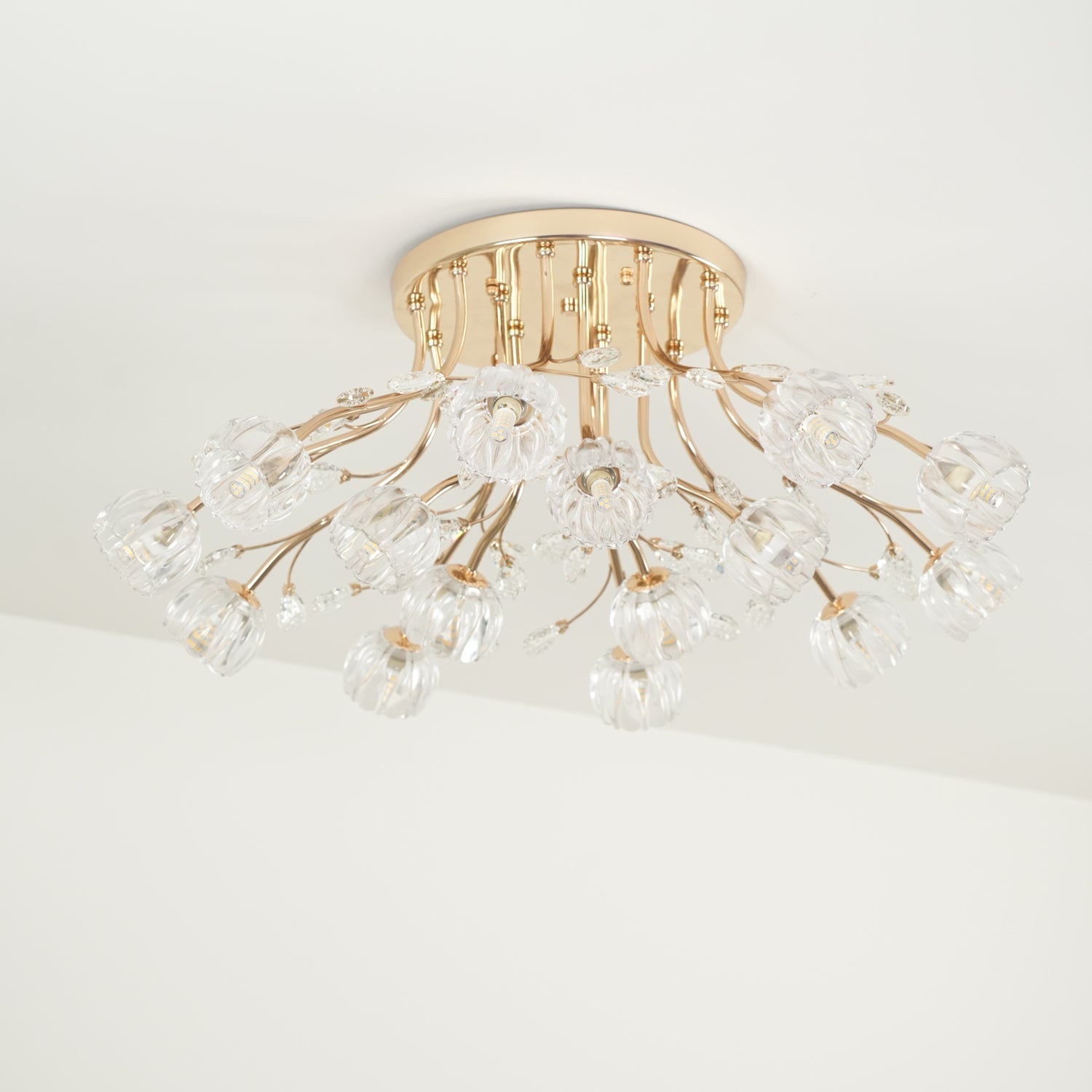 Crystal Flower Ceiling Light - Lamp Outdoor