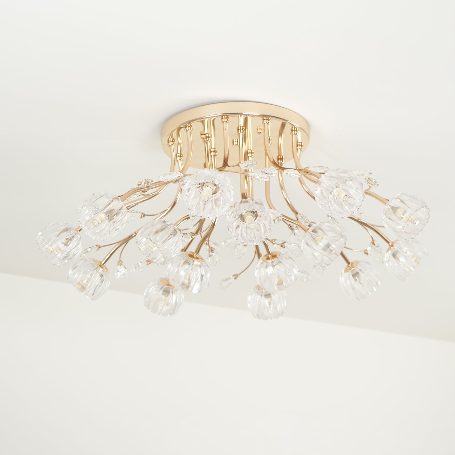 Crystal Flower Ceiling Light - Lamp Outdoor