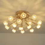 Crystal Flower Ceiling Light - Lamp Outdoor
