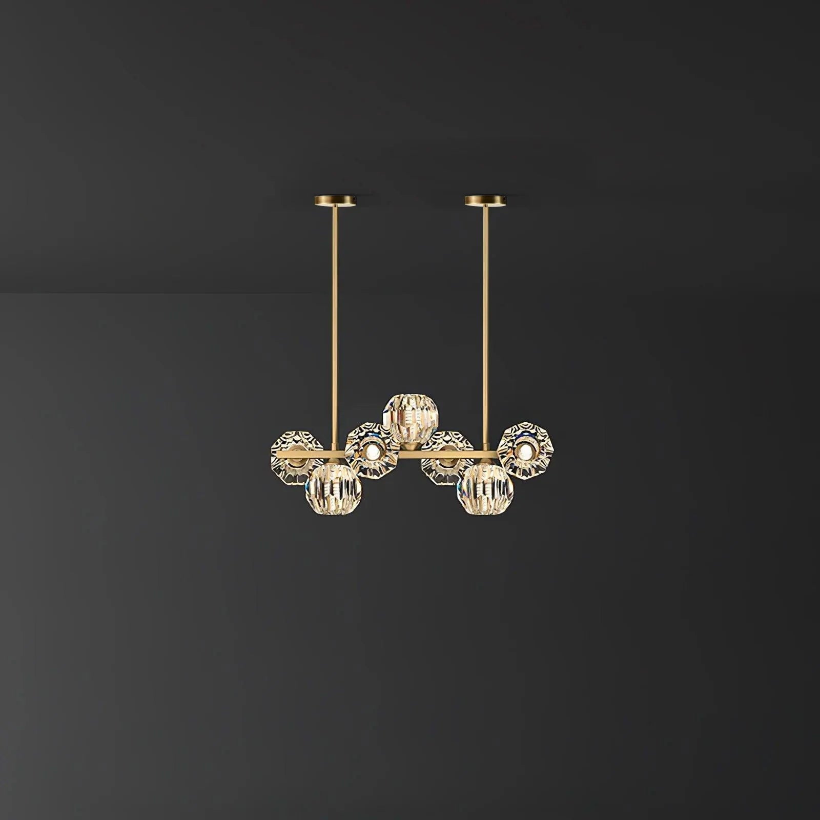 Crystal Glass Ball Chandelier - Lamp Outdoor