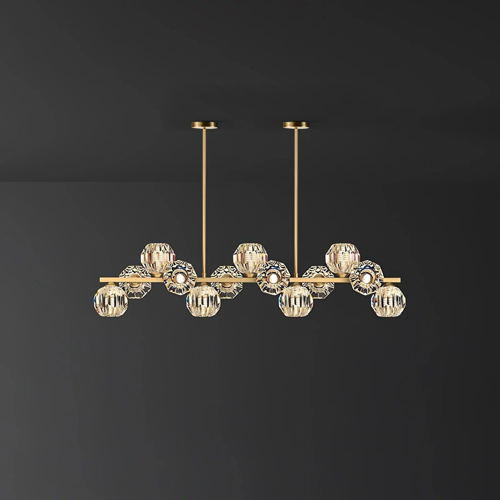 Crystal Glass Ball Chandelier - Lamp Outdoor
