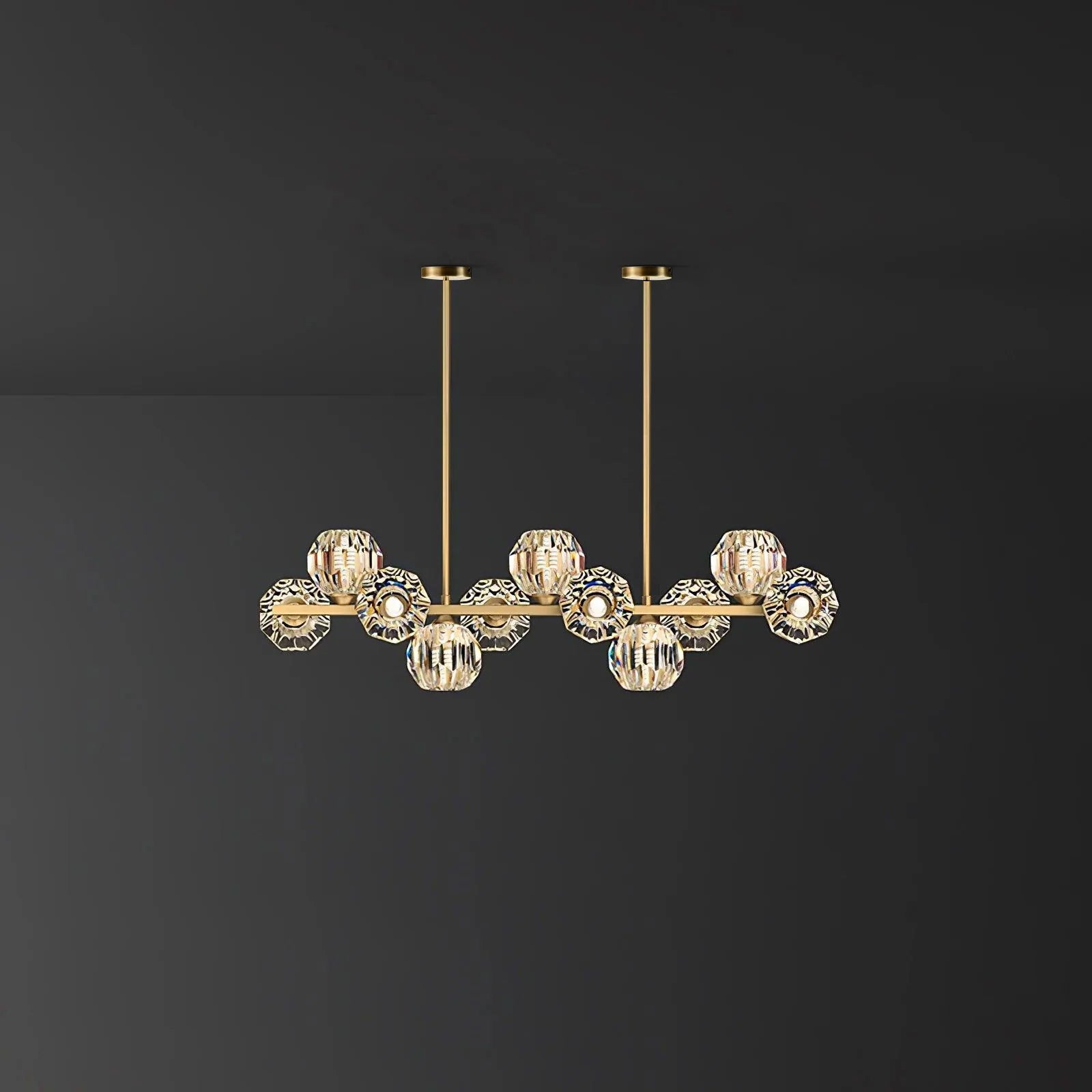 Crystal Glass Ball Chandelier - Lamp Outdoor