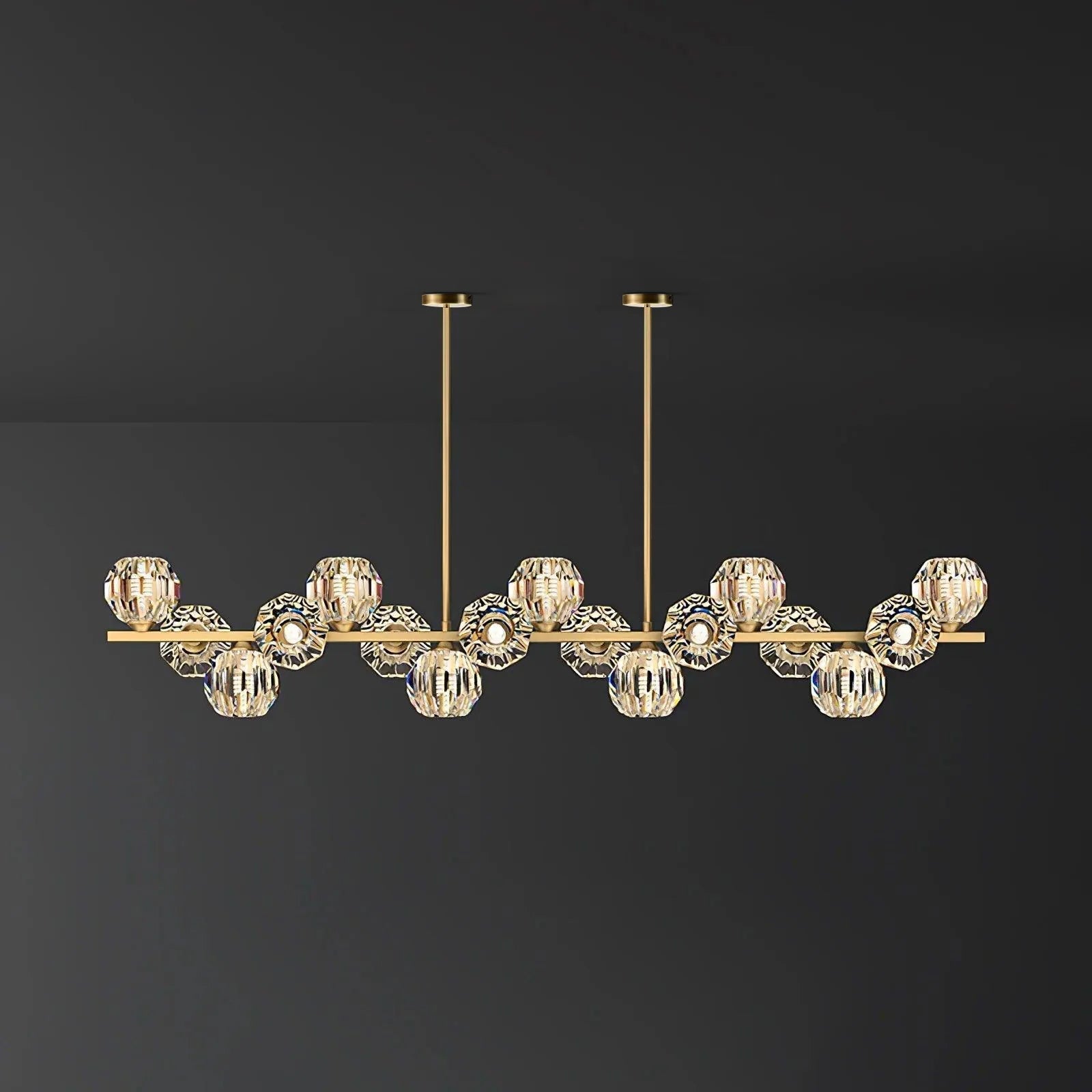 Crystal Glass Ball Chandelier - Lamp Outdoor