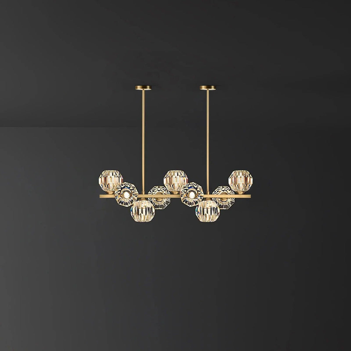 Crystal Glass Ball Chandelier - Lamp Outdoor