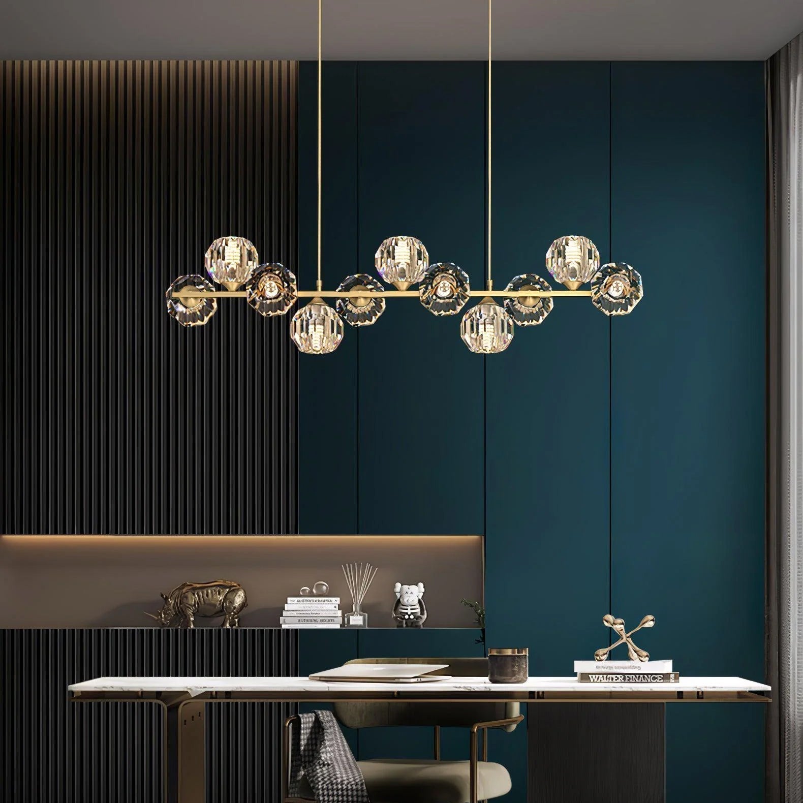 Crystal Glass Ball Chandelier - Lamp Outdoor
