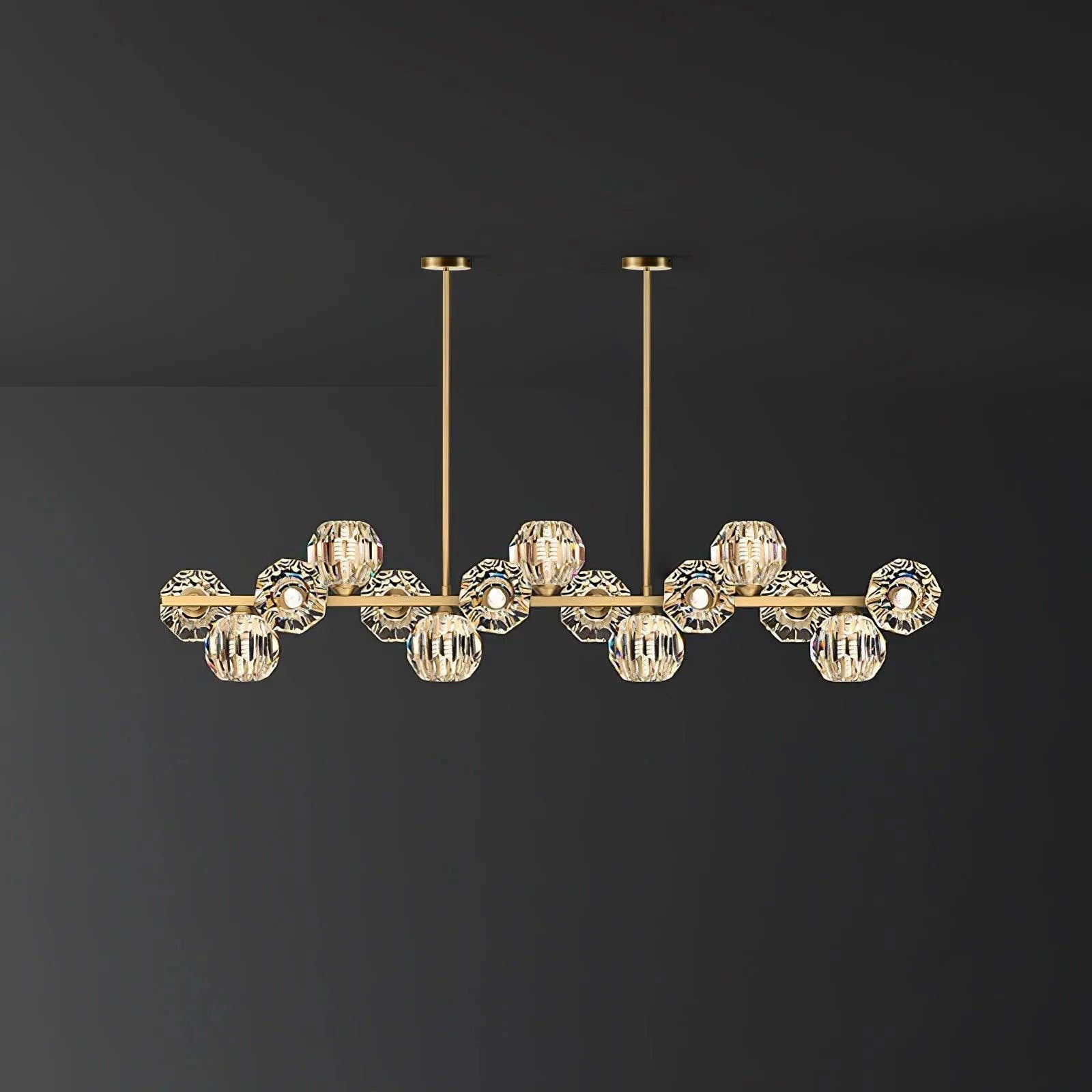 Crystal Glass Ball Chandelier - Lamp Outdoor