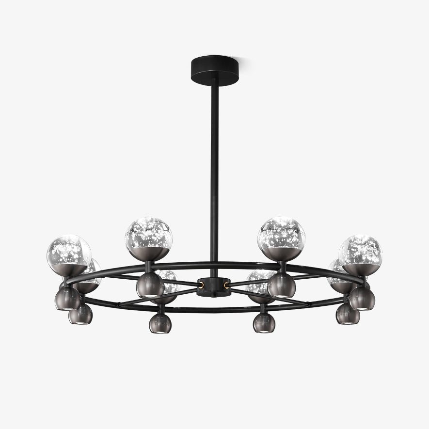 Lumiryn Orbital Glass Globe Chandelier - Lamp Outdoor