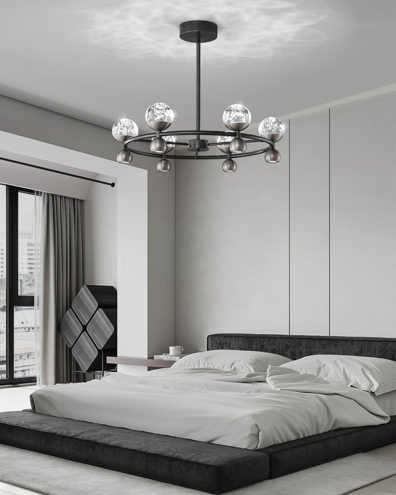 Lumiryn Orbital Glass Globe Chandelier - Lamp Outdoor