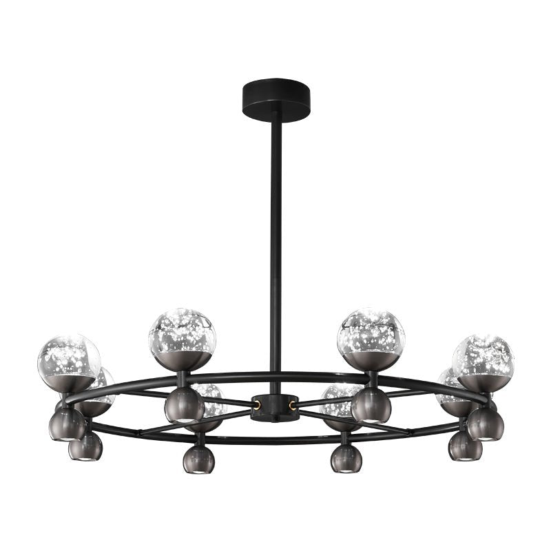 Lumiryn Orbital Glass Globe Chandelier - Lamp Outdoor