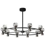 Lumiryn Orbital Glass Globe Chandelier - Lamp Outdoor