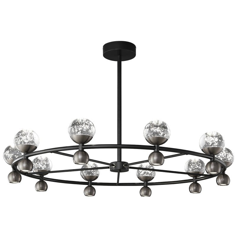 Lumiryn Orbital Glass Globe Chandelier - Lamp Outdoor