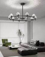 Lumiryn Orbital Glass Globe Chandelier - Lamp Outdoor
