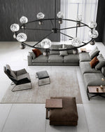 Lumiryn Orbital Glass Globe Chandelier - Lamp Outdoor