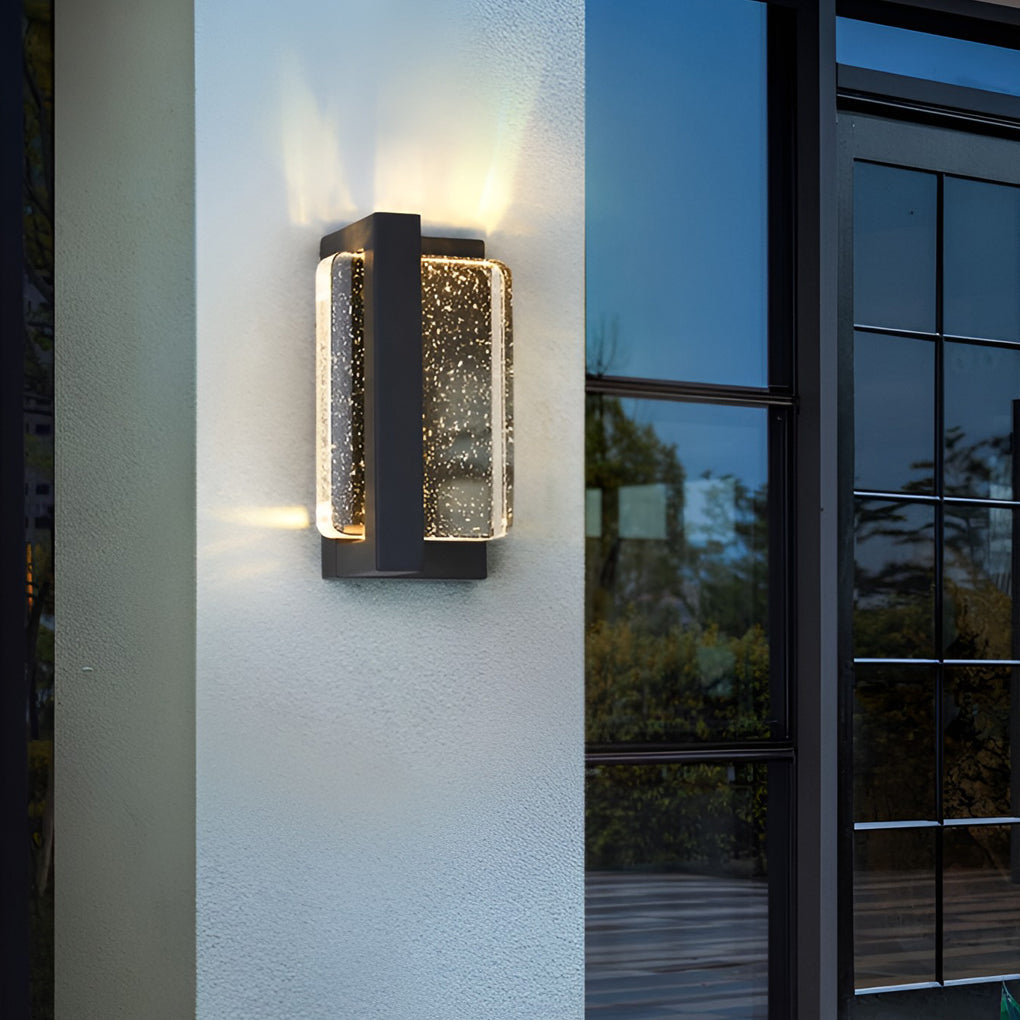 Creative Crystal Waterproof Modern Outdoor Wall Lamp Wall Sconce Lighting - Lamp Outdoor