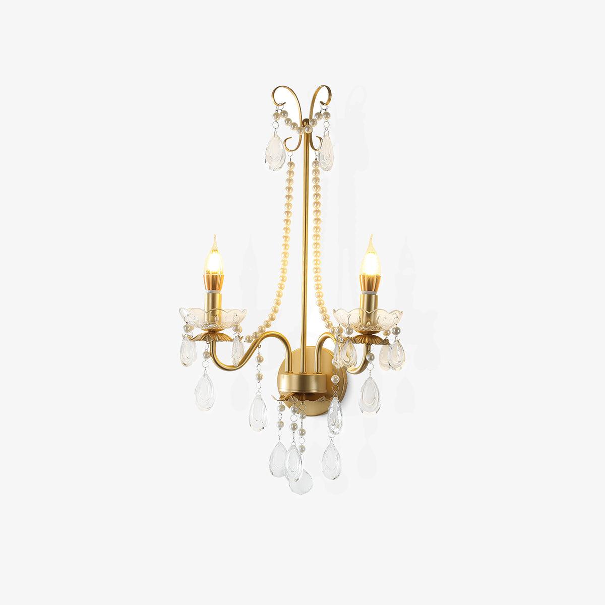 Crystal Pearl Chain Wall Lamp - Lamp Outdoor