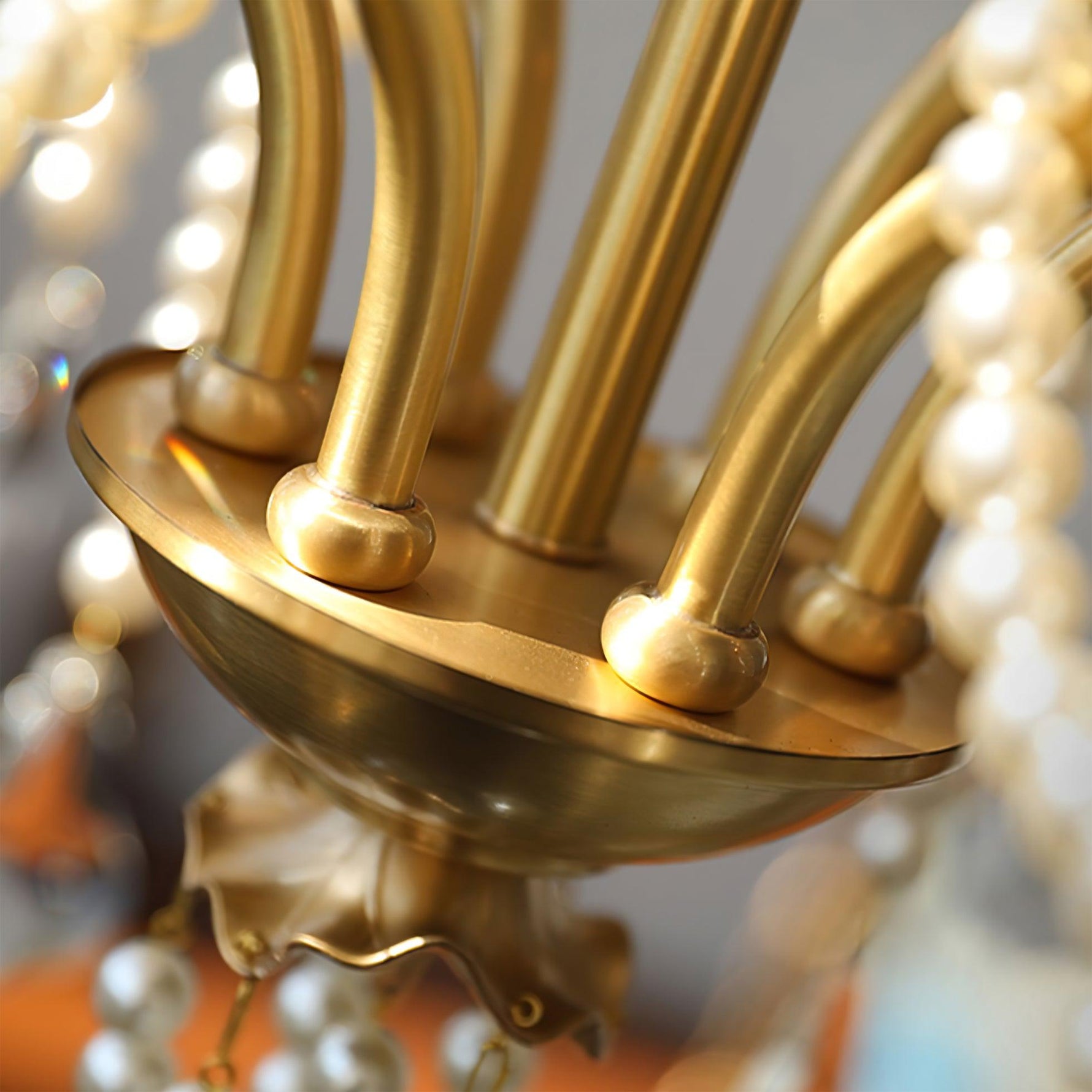 Crystal Pearl Chandelier - Lamp Outdoor