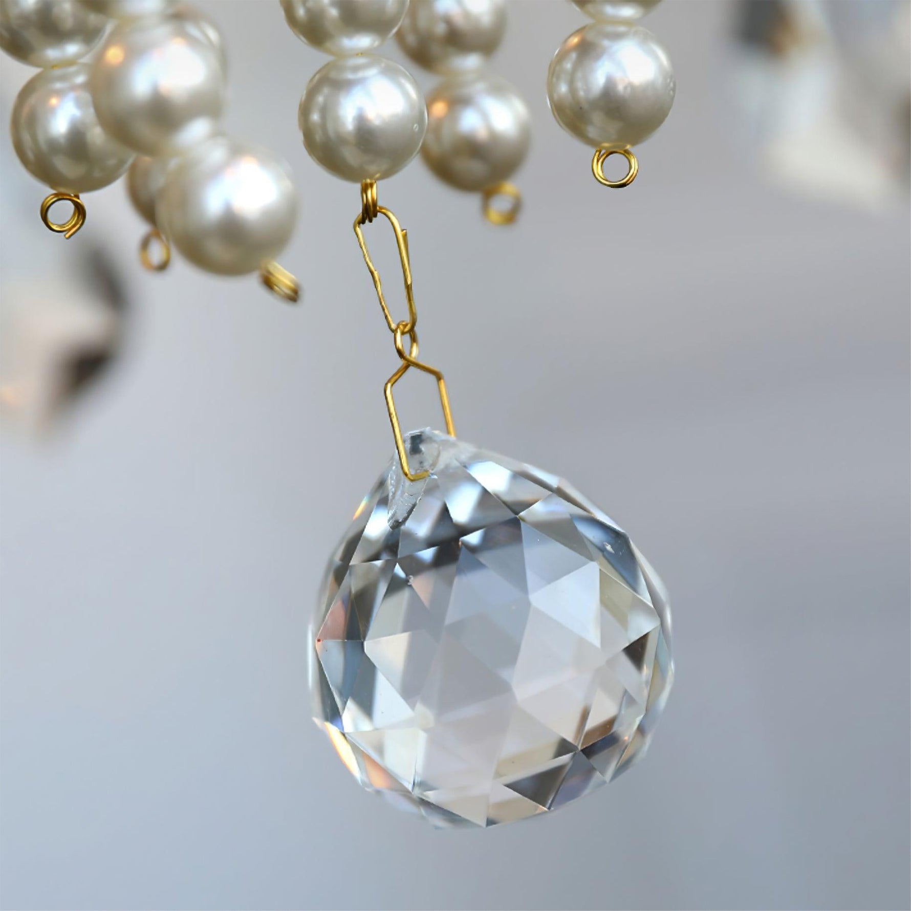Crystal Pearl Chandelier - Lamp Outdoor