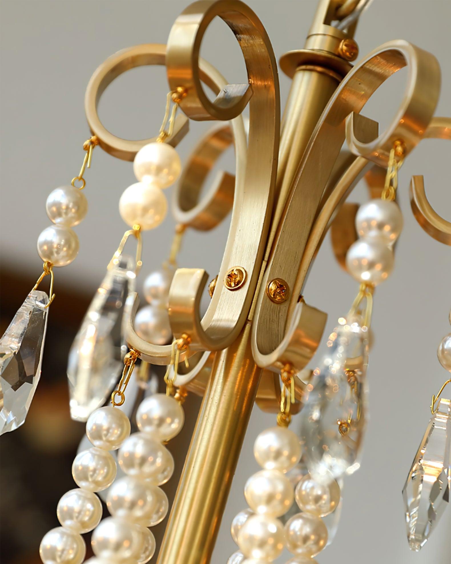 Crystal Pearl Chandelier - Lamp Outdoor