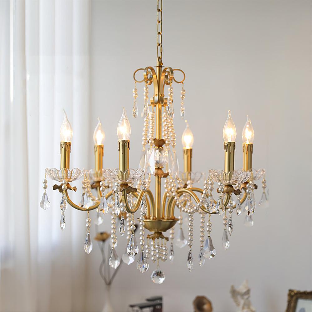 Crystal Pearl Chandelier - Lamp Outdoor