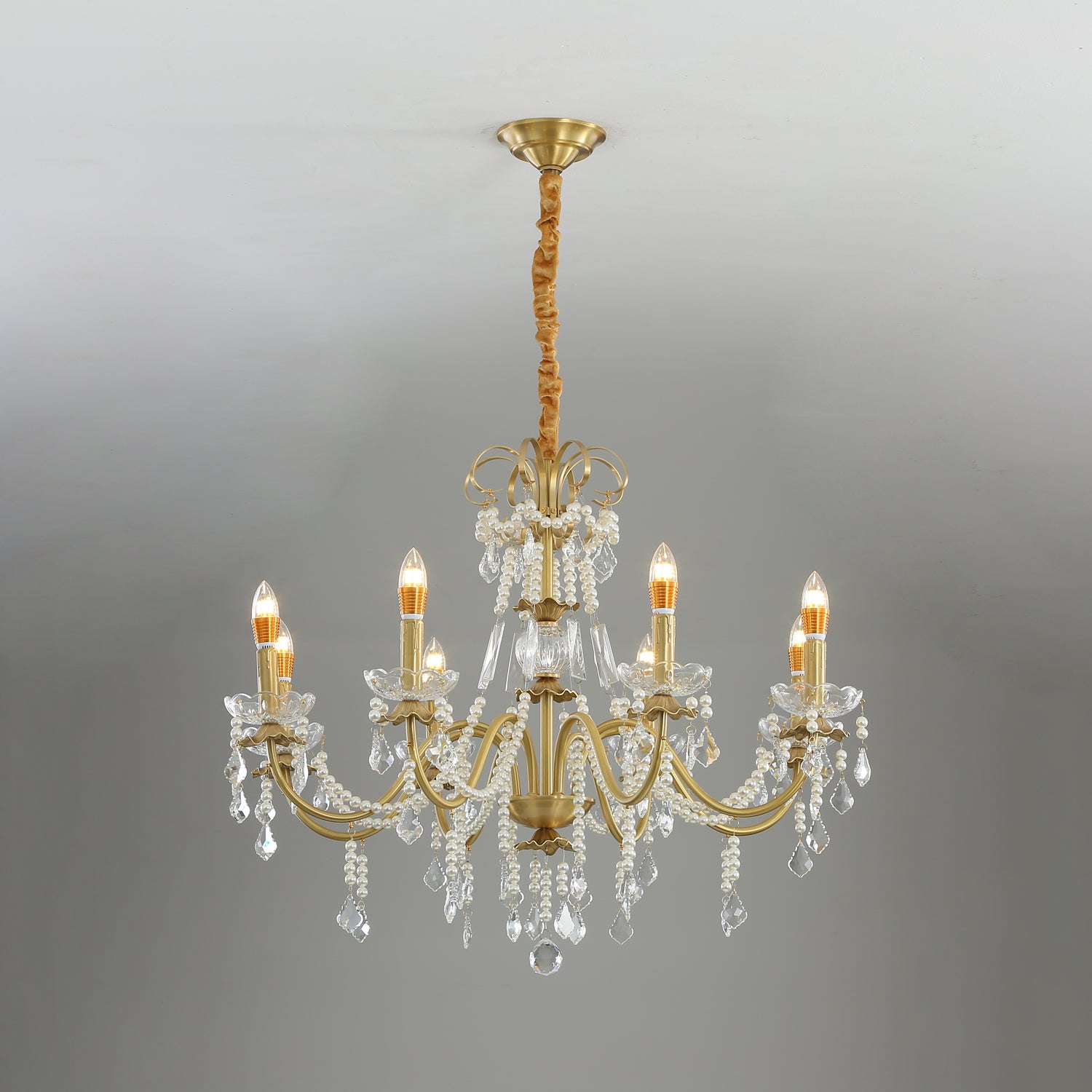 Crystal Pearl Chandelier - Lamp Outdoor