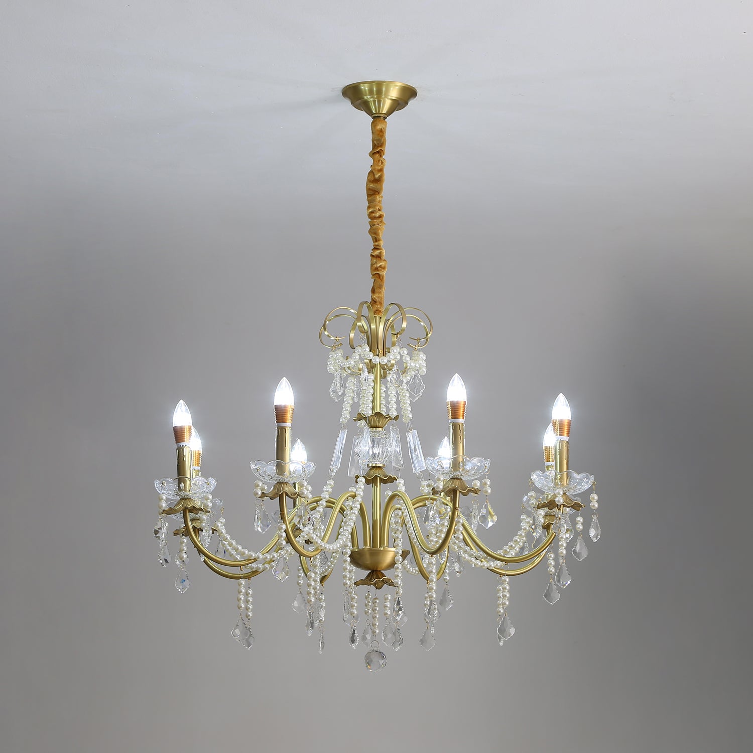 Crystal Pearl Chandelier - Lamp Outdoor