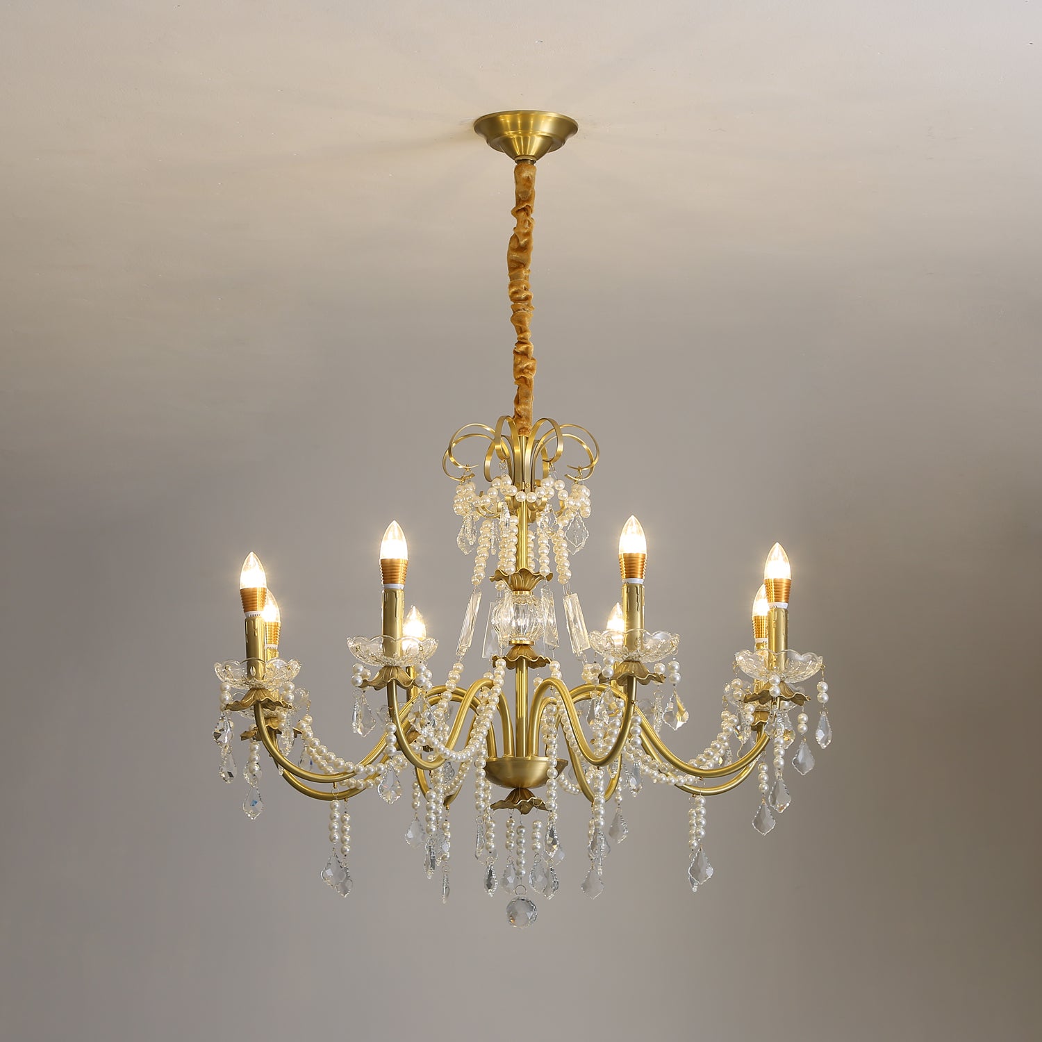 Crystal Pearl Chandelier - Lamp Outdoor