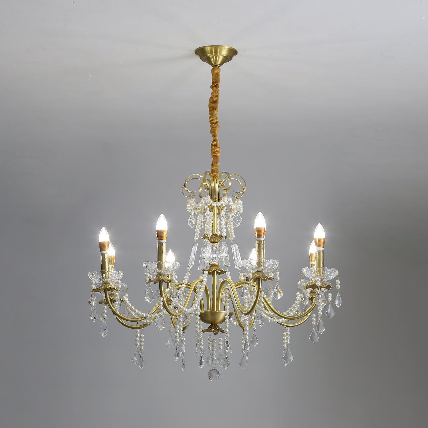 Crystal Pearl Chandelier - Lamp Outdoor