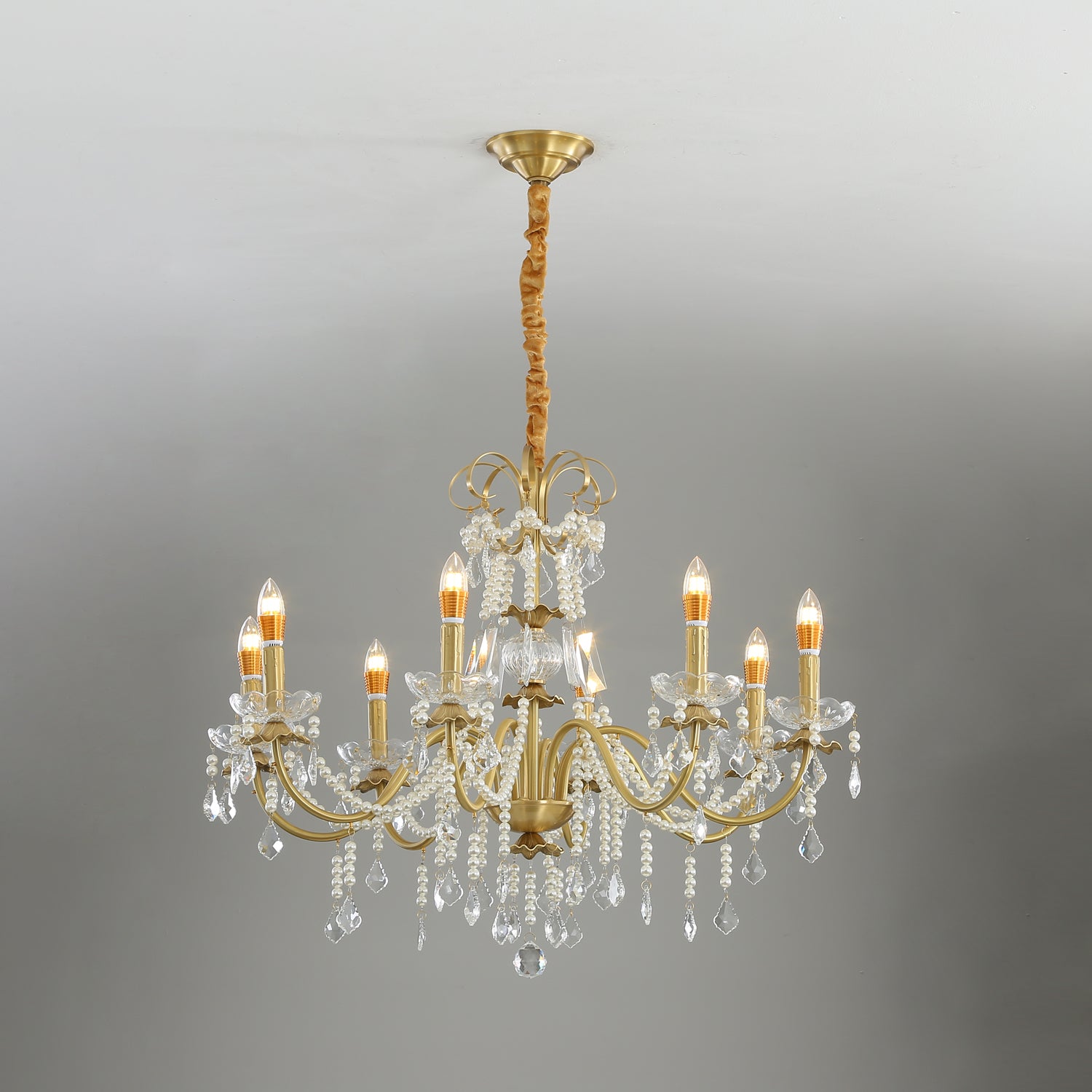 Crystal Pearl Chandelier - Lamp Outdoor