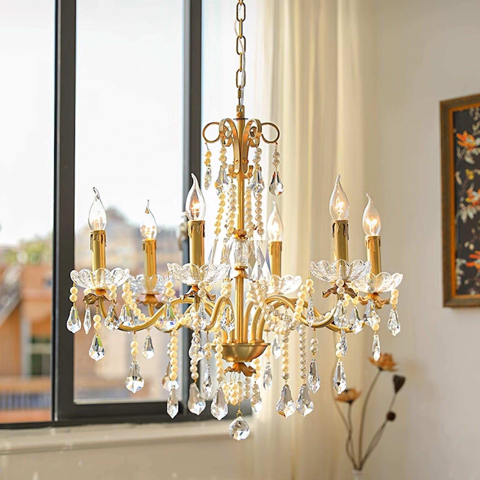 Crystal Pearl Chandelier - Lamp Outdoor