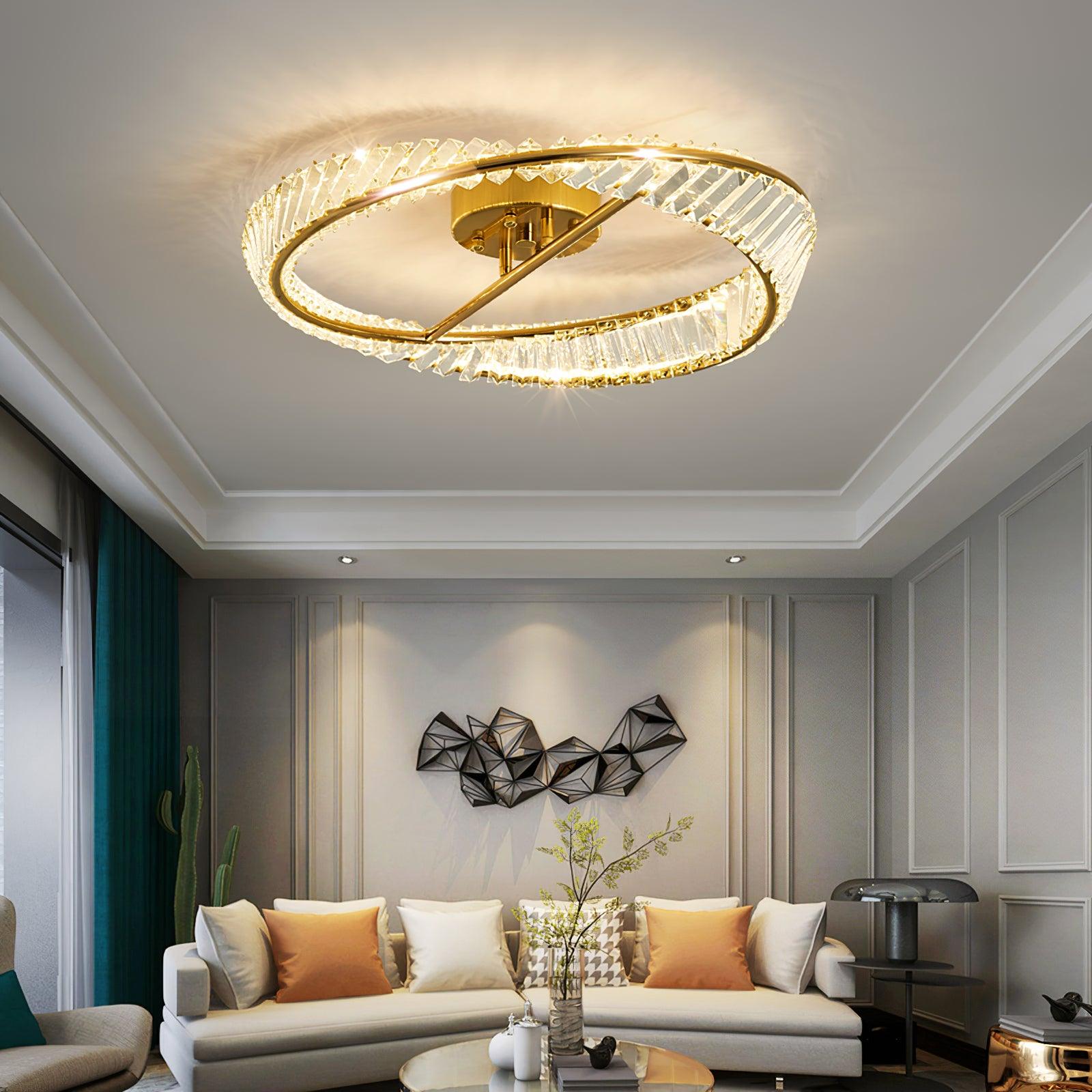 Crystal Rings Ceiling Lamp - Lamp Outdoor
