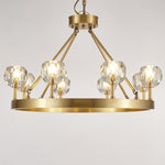 Syzorisra Modern Crystal Brass Chandelier - Lamp Outdoor