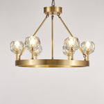Syzorisra Modern Crystal Brass Chandelier - Lamp Outdoor