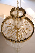 Eurmirila Crystal Spiral Chandelier - Lamp Outdoor