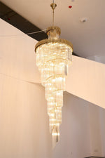 Eurmirila Crystal Spiral Chandelier - Lamp Outdoor