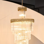 Eurmirila Crystal Spiral Chandelier - Lamp Outdoor